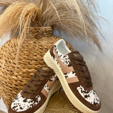 Gola Classics Women's Grandslam Savanna Sneakers - Dalmatian/Otter/Cameo