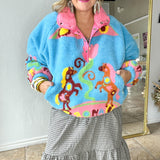 Torch Sherpa Jacket - Bright Blue