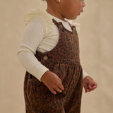 Wide Leg Overall Leopard