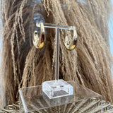 Big Bronx Hoop Earrings - Gold