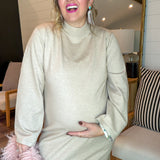 Swear By Sand Maxi Sweater Dress