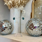 Aquamarine Teardrop Studs