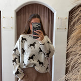 Autumn Chill Sweater Skirt - Taupe