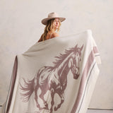 CozyChic Stallion Throw Blanket
