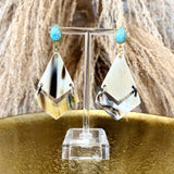 Bone Dangle Earring #3