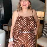 Latte Love Polka Dot Tank