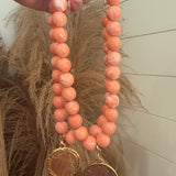 Gold Coin Bauble Necklaces