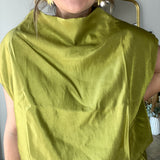Goldie Green Bubble Top