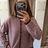 Piper Cardigan - Burgundy + Pink