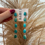 Short Turquoise Dangle Earring