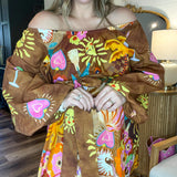 {Spell} Birth of Venus Tunic Dress - Caramel