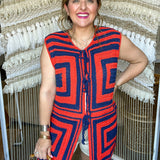 Groovy Crochet Knit Tank Dress