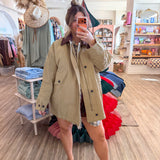 The Traveler Khaki Collared Jacket