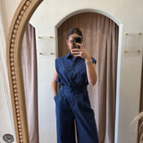 Electric Navy Stripe Top