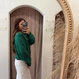 Piper Cardigan - Christmas Green