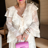 Labyrinth Lace Blouse Top