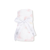 Swaddle Blanket - Farm Toile Pink