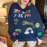 Somebody Loves You Oversized Sweatshirt