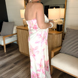 Coastal Views Maxi Dress - Pink Floral