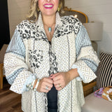 Leopard Garden Patchwork Shacket