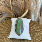 Green Turquoise Adjustable Ring