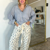 Wildflower Denim Barrel Pants