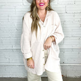 {Mumu} John's Buttons Down Shirt - Sand Gauze
