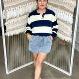 Woodstock Quilted Denim Shorts