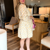 Lovely Lemon Mini Dress