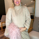 Swear By Sand Maxi Sweater Dress