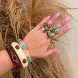 Resin Bangles - Brown