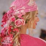 Emb Drori Tassel Scarf - Roza