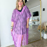Lotus Lilac Lace Tunic Dress