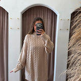 Ralphy Cable Knit Sweater Dress