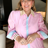 Legally Blonde Pinstripe Mini Dress