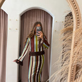 European Fringe Stripe Set