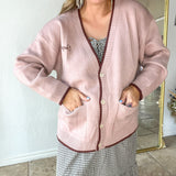 Found My Cowboy Cardigan - Dusty Pink