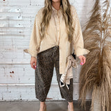 Classic Striped Button Down - Honey