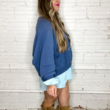 Sophisticated Soft Button Down Set - Oxford Blue