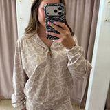 Birdie Quarter Zip Pullover - Marsh Camo