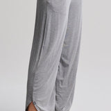 Ultra Soft Jersey Curved Hem Cropped Pant - Dark Heathered Gray