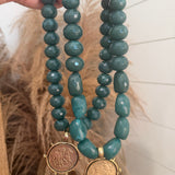 Gold Coin Bauble Necklaces