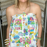 {MUMU} Around The World Maxi Dress - Amalfi Coast Linen