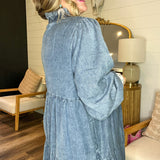 Denim & Daydreams Tiered Maxi Dress