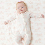 Farm Toile Peter Pan Pajamas - Pink