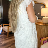 {Spell} Yaya Lace Kaftan - Antique White