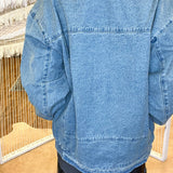 {MUMU} Carter Bomber Jacket - Ozone Indigo