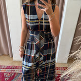 Rodeo Drive Plaid Zipper Dress