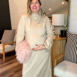 Swear By Sand Maxi Sweater Dress