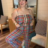 Confetti Plaid Tank Top
